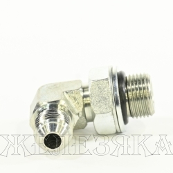 Адаптер 90° JIC9/16"-BSPP3/8"r.s. Китай