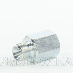 Адаптер BSP(Ш)1/4"-BSP(F)1/4" L=33