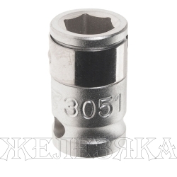 Адаптер для бит F3/8"-F10мм L=38мм JTC