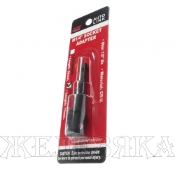 Адаптер для головок M1/2"-M1/4'' L=73мм для шуруповерта, блистер JTC