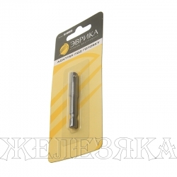 Адаптер для головок M1/4"-M1/4'' L=50мм для шуруповерта, блистер ЭВРИКА