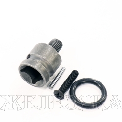 Адаптер для сверлильного патрона с квадрата 1/2" на резьбу 3/8"
