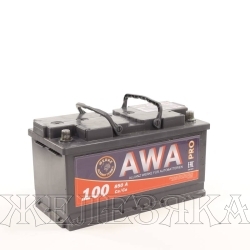 Аккумулятор AWA PRO 100а/ч VLR обр.полярность пуск.ток 850A