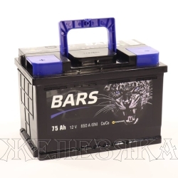 Аккумулятор BARS 75 а/ч пуск.ток 650A