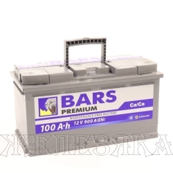 Аккумулятор BARS Premium 100 а/ч пуск.ток 900A