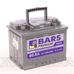 Аккумулятор BARS Premium 60 а/ч пуск.ток 580A