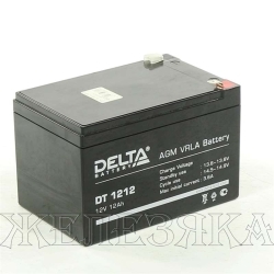 Аккумулятор для ИБП и аккум.машин DELTA 12V 12 а/ч DT 1212