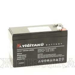 Аккумулятор для ИБП и аккум.машин YIGITAKU 12V 7а/ч AGM YD12-7 залит заряжен