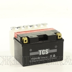 Аккумулятор для мотоциклов TCS 12V 8.6а/ч AGM YTZ10-BS cухоз.+электр