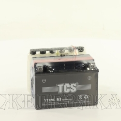 Аккумулятор для мотоциклов TCS 12V 9а/ч AGM YTX9L-BS обр.полярн. cухоз.+электр