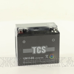 Аккумулятор для мотоциклов TCS GEL 12V 12а/ч 12N12-BS обр.пол. залит заряжен