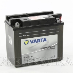 Аккумулятор для мотоциклов VARTA 12V 19 а/ч YB 16-B 519012019 cухоз.+электр.
