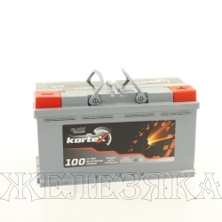 Аккумулятор KORTEX BLACK Dynamic100 а/ч обр.полярность пуск.ток 850А