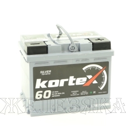Аккумулятор KORTEX SILVER Dynamic 60 а/ч обр.полярность пуск.ток 600А