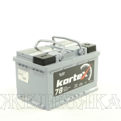 Аккумулятор KORTEX SILVER Dynamic 78 а/ч обр.полярность низкий пуск.ток 750А