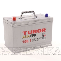 Аккумулятор TUBOR Asia EFB 100А/ч D31L обратная полярность пуск.ток 850A