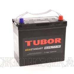 Аккумулятор TUBOR Asia Standart 50А/ч B24L обратная полярность пуск.ток 450A
