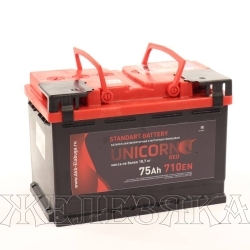 Аккумулятор UNICORN Red 75 а/ч пуск.ток 710A