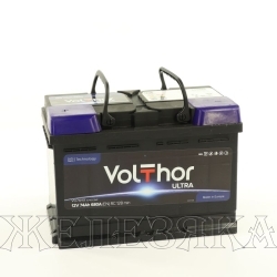 Аккумулятор VOLTHOR ULTRA 74а/ч пуск.ток 680А