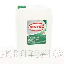 Антифриз зеленый -40C SINTEC EURO G11 10кг
