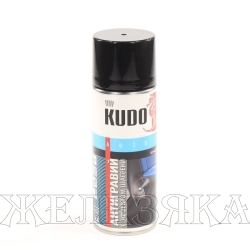 Антигравий черный KUDO с эффектом шагрени 520мл аэрозоль