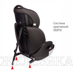 Автокресло детское от 0 до 36кг SIGER ISOFIX Стар 0-12 лет группа 0+/1/2/3 бежевый