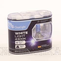 Автолампа 12V H7 55W PX26d CLEARLIGHT WhiteLight к-т