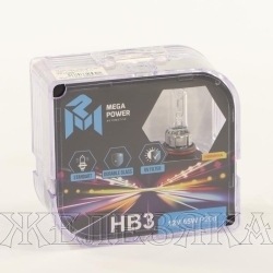 Автолампа 12V HB3 65W P20d MEGAPOWER БОКС (2шт.) Standart