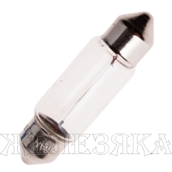 Автолампа 12V SV8.5/8 10W OSRAM 35мм