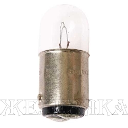 Автолампа 24V BA15d 5W 2 конт.OSRAM