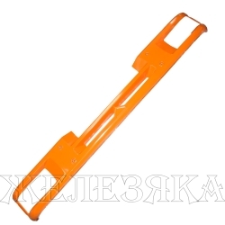 Бампер КАМАЗ-ЕВРО-6520 панель фар верхняя РАИФ оранж.