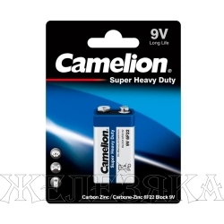 Батарейка 6LR61 CAMELION КРОНА 6F22 1шт