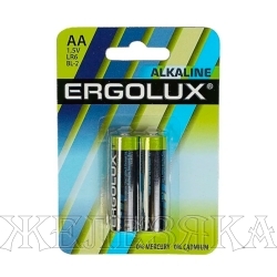 Батарейка АА ERGOLUX ALKALINE 1,5V 2шт