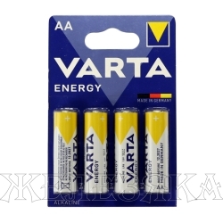 Батарейка АА VARTA LR6-BC4 ALKALINE 4шт