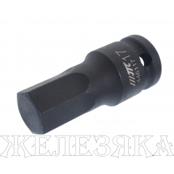 Бита-головка 1/2" HEX H17х25мм ударная L=60мм JTC