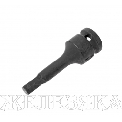 Бита-головка 1/2" HEX H8х78мм ударная JTC