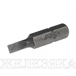 Бита шлицевая DR 0.8х4х30мм 1/4" S2 JTC