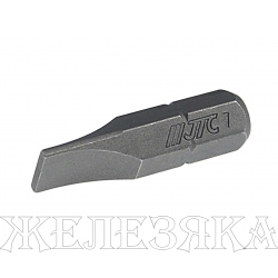 Бита шлицевая DR 1.2х7х25мм 1/4" S2 JTC