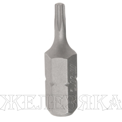 Бита TORX Т08 L=25мм 1/4" JTC