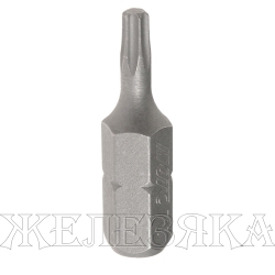 Бита TORX Т10 L=25мм 1/4" JTC