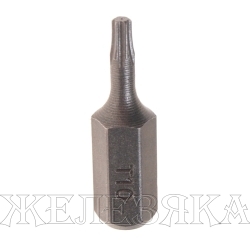 Бита TORX Т10 L=30мм 5/16" ROCKFORCE