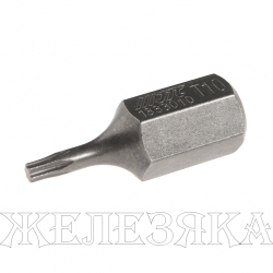 Бита TORX Т10х30мм 10мм S2 JTC