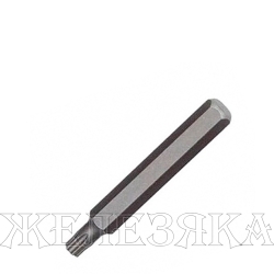 Бита TORX Т25 L=75мм S=10мм ROCKFORCE