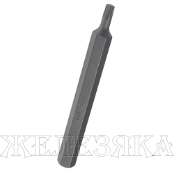 Бита TORX Т25H L=30мм 1/4" с отверстием JTC