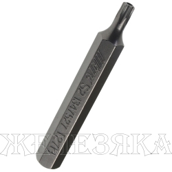 Бита TORX Т27х75мм 10мм удлиненная JTC