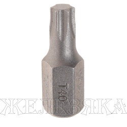 Бита TORX Т40 L=30мм S=10мм ROCKFORCE