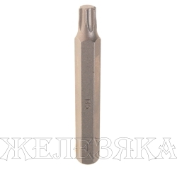 Бита TORX Т45 L=75мм S=10мм ROCKFORCE