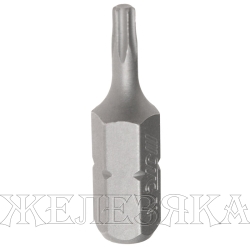 Бита TORX Т9х25мм 1/4" S2 JTC