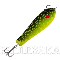 Блесна колеблющаяся Professor 1 115/27 бусинка Ye/GR-B UV