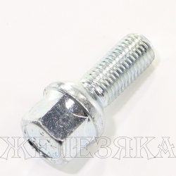 Болт колеса М12х1.5/26х45.5 сфера ключ 17 R=12 цинк BIMECC MB